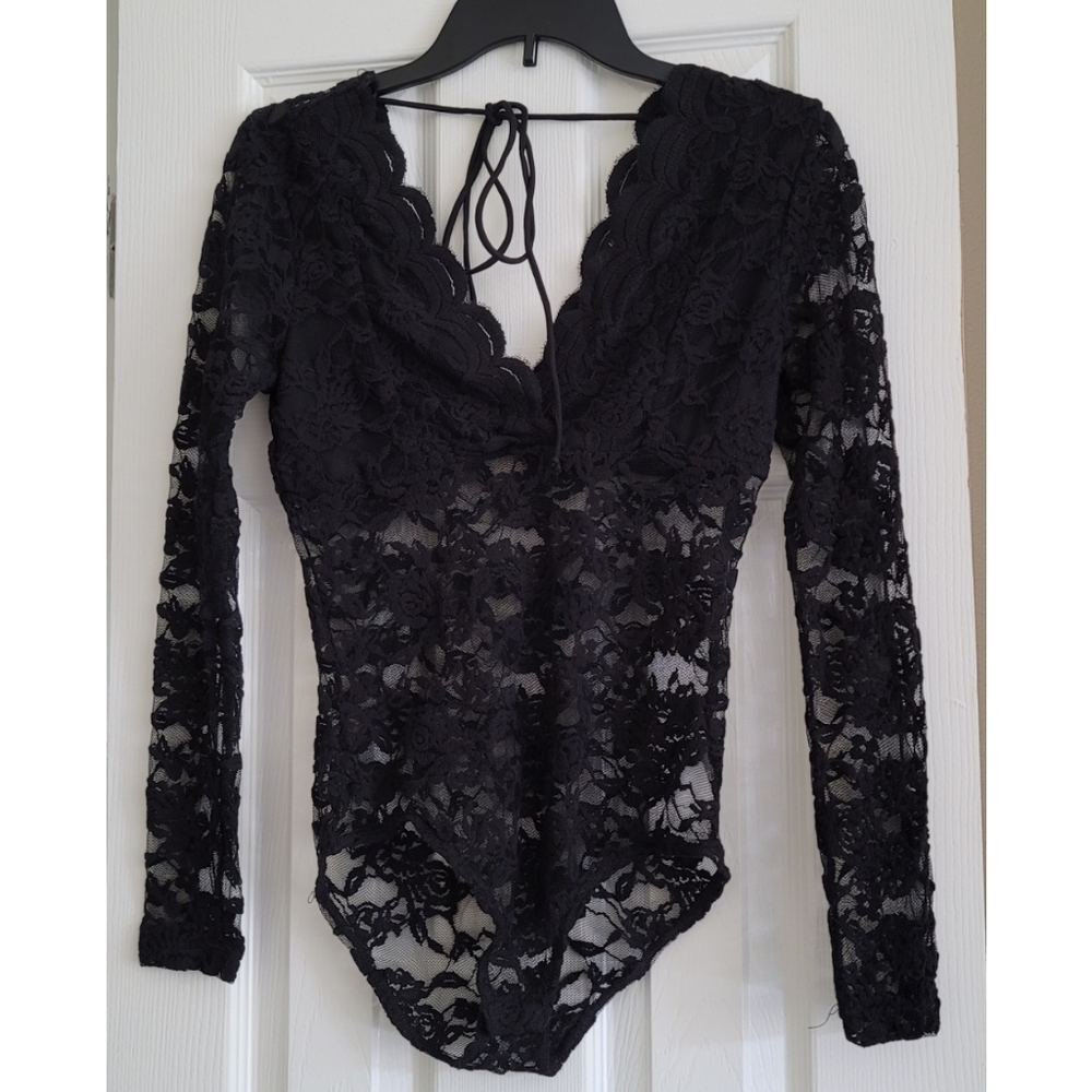 Laced bodysuit